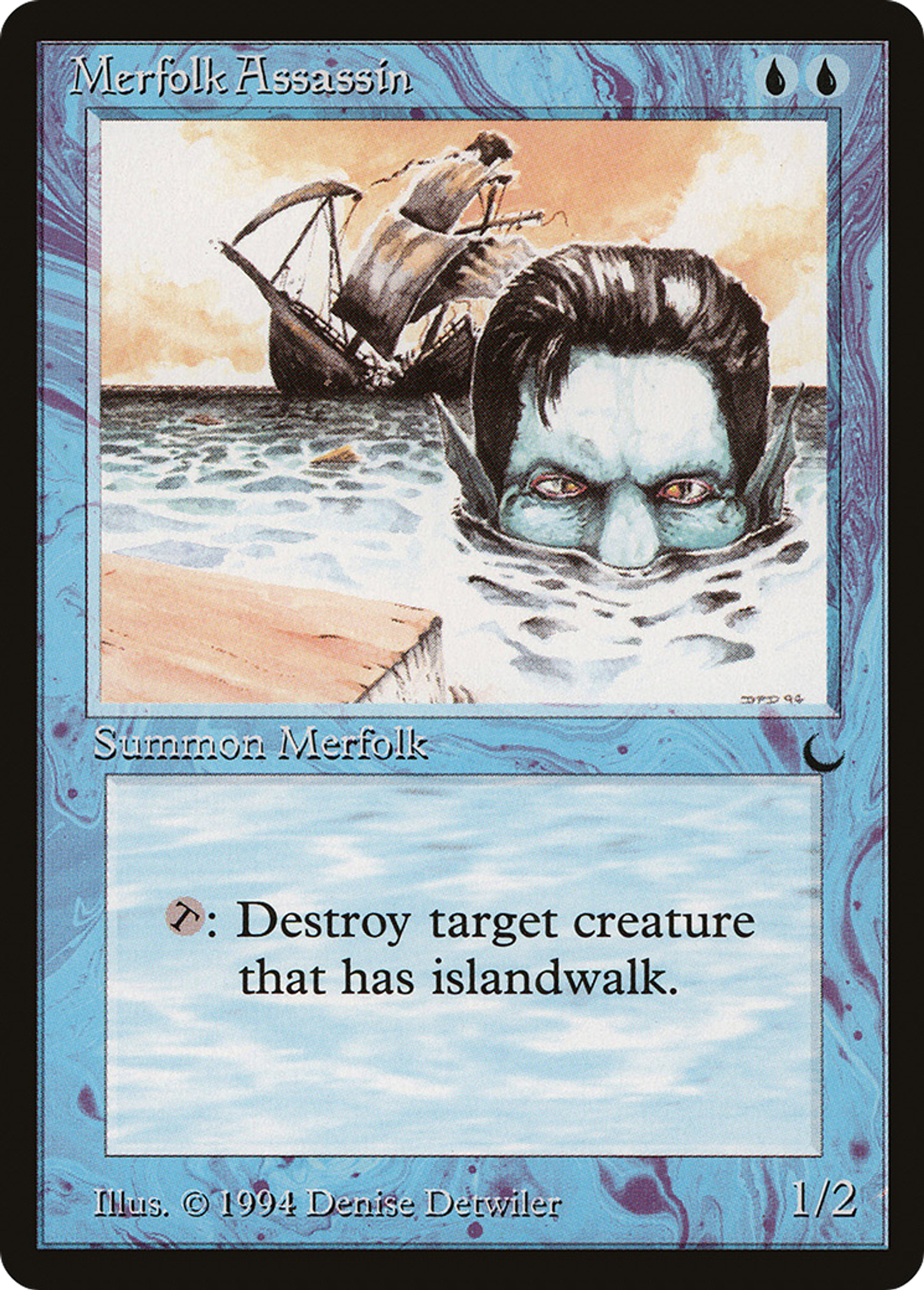 Merfolk Assassin — The Dark — Magic: The Gathering