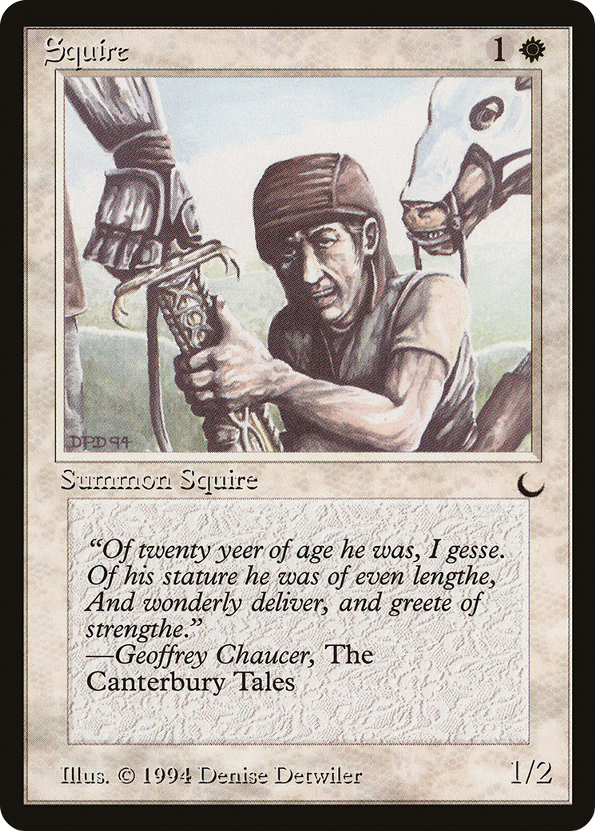 Squire — The Dark — Magic: The Gathering