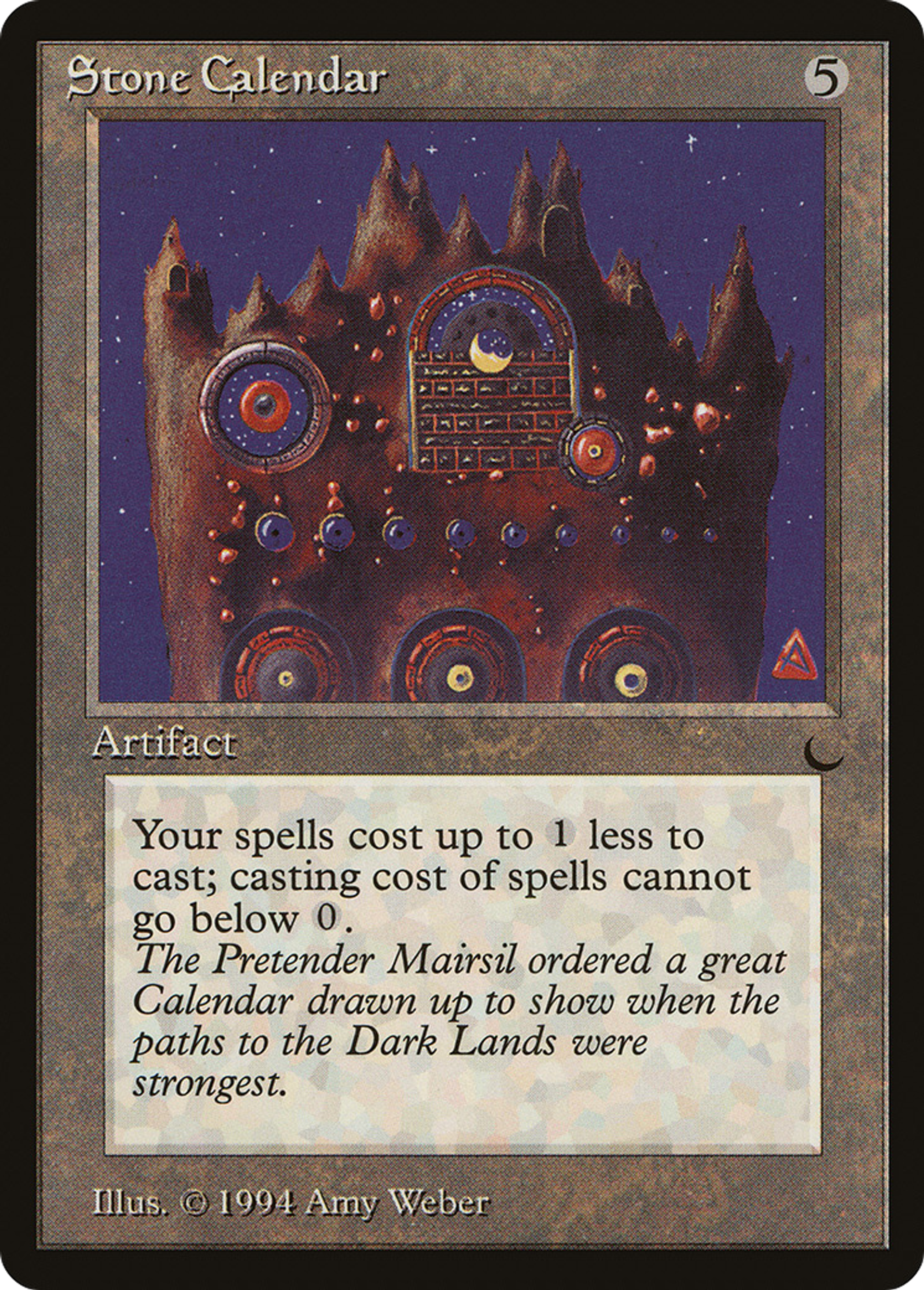 Stone Calendar — The Dark — Magic: The Gathering