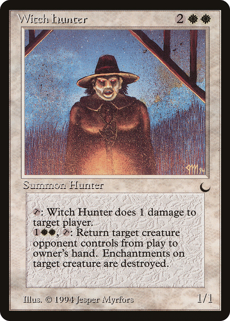 Witch Hunter — The Dark — Magic: The Gathering