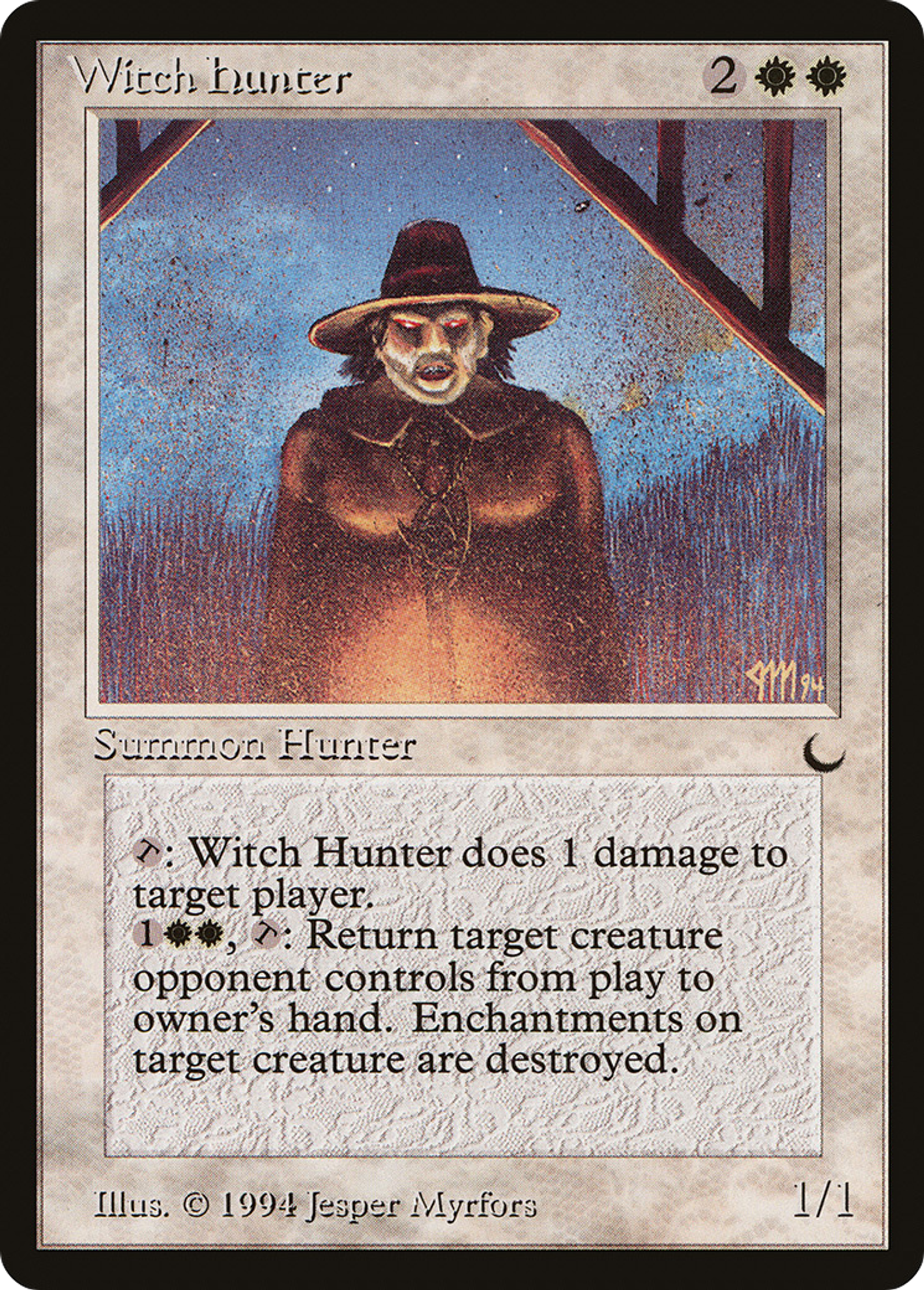 Witch Hunter — The Dark — Magic: The Gathering