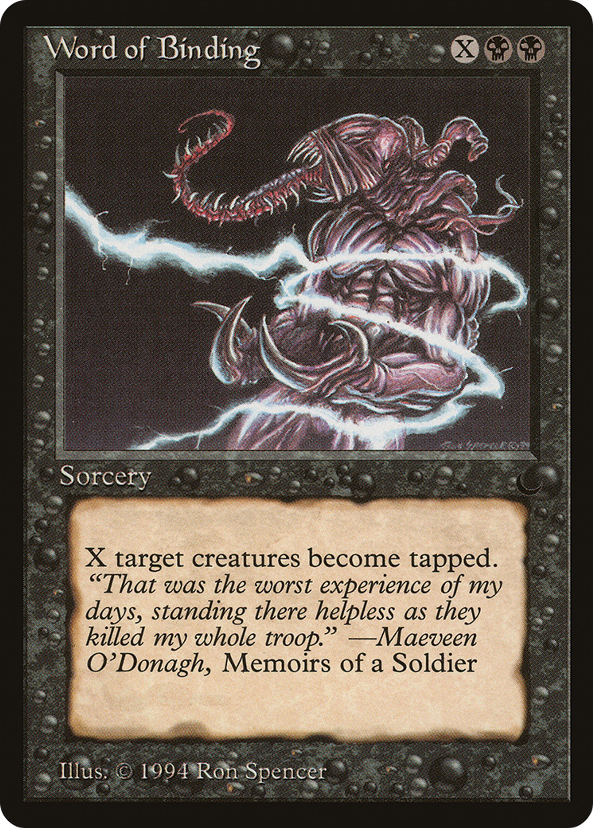 Word of Binding — The Dark — Magic: The Gathering