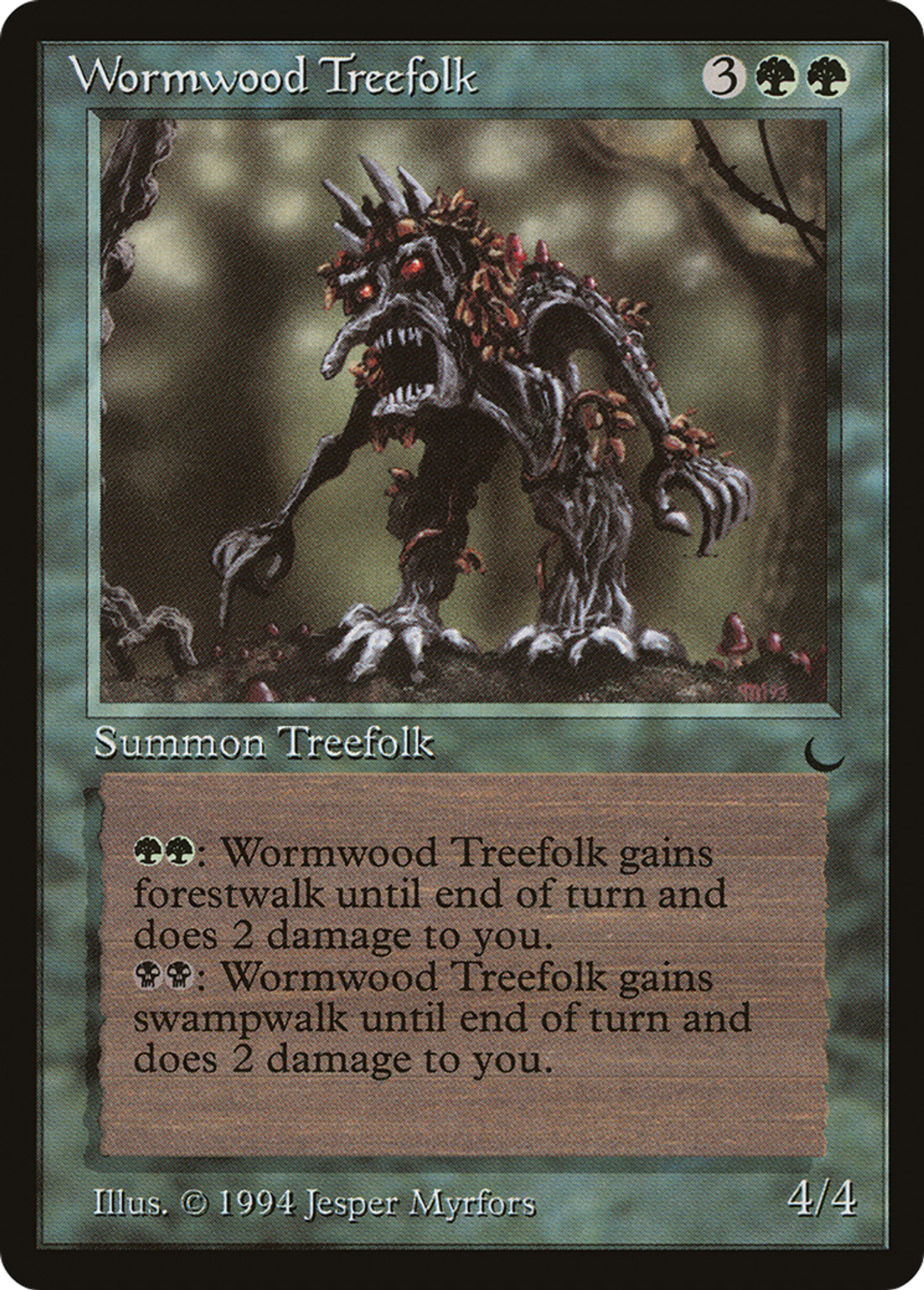 Wormwood Treefolk — The Dark — Magic: The Gathering