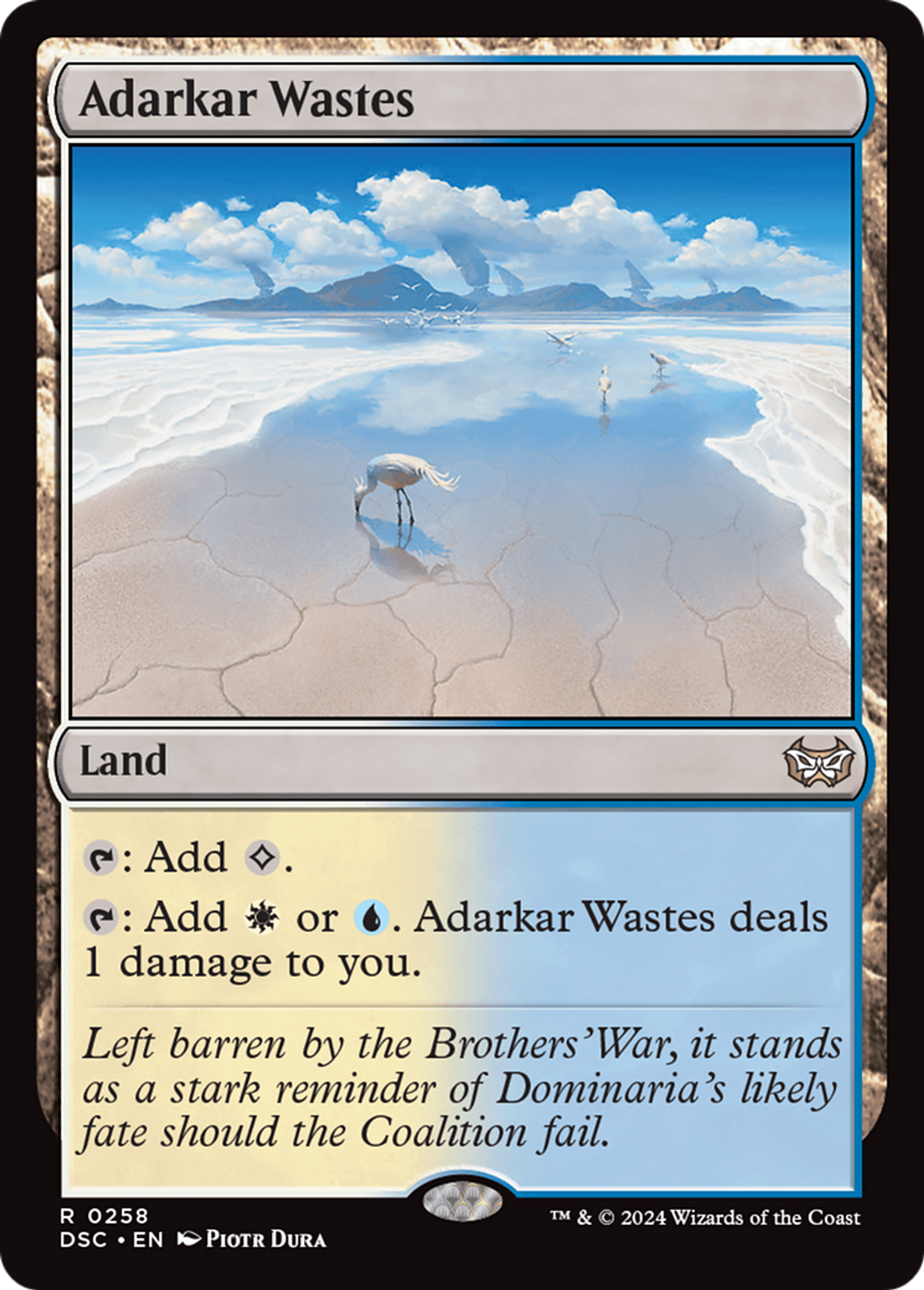 Landes d'Adarkar — Duskmourn: House of Horror Commander — Magic: The Gathering