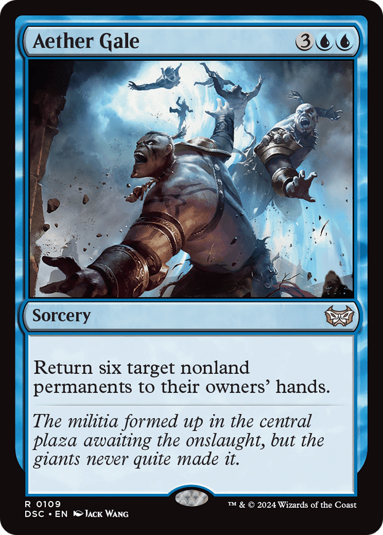 Aether Gale — Duskmourn: House of Horror Commander — Magic: The Gathering