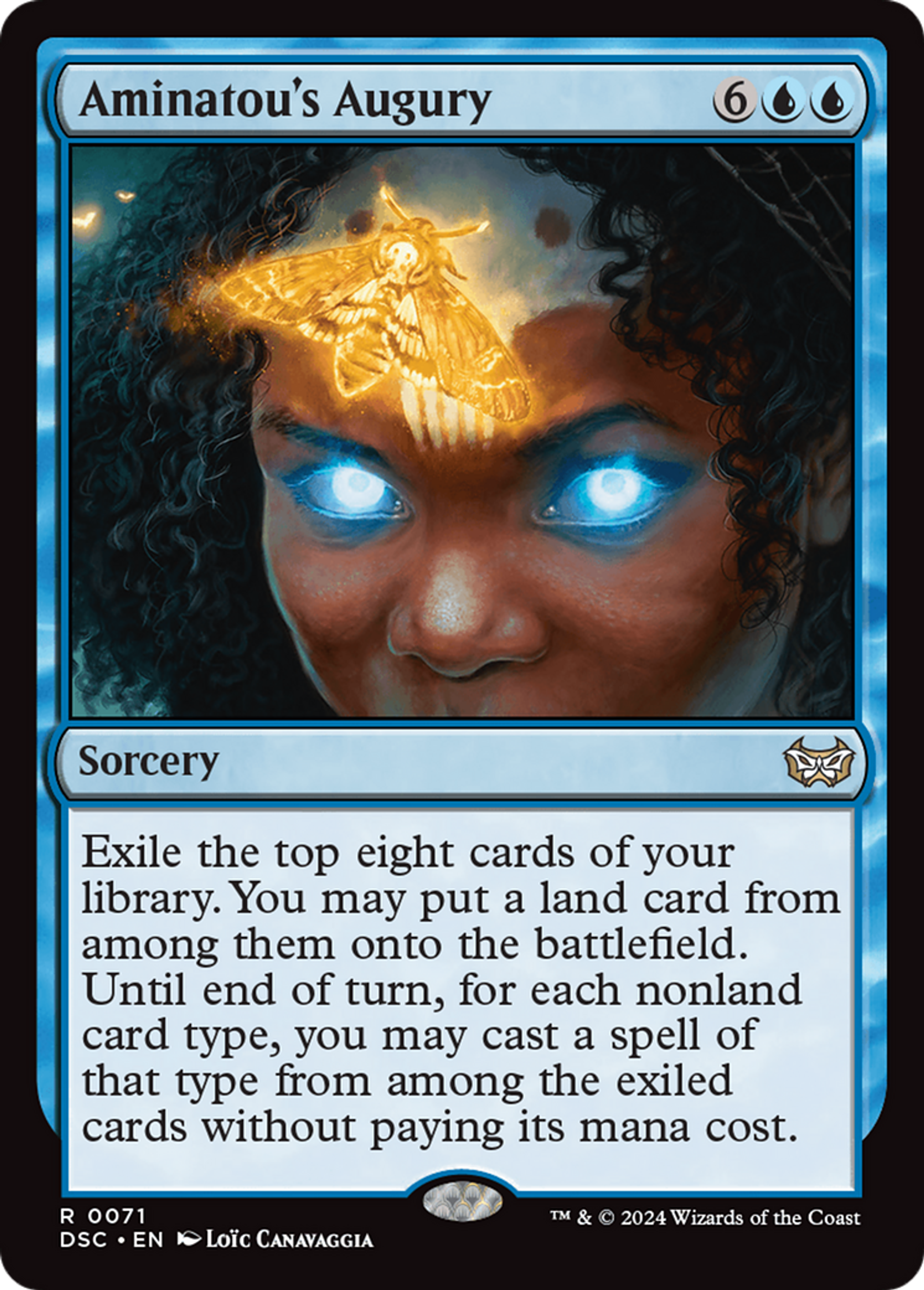 Augure d'Aminatou — Duskmourn: House of Horror Commander — Magic: The Gathering