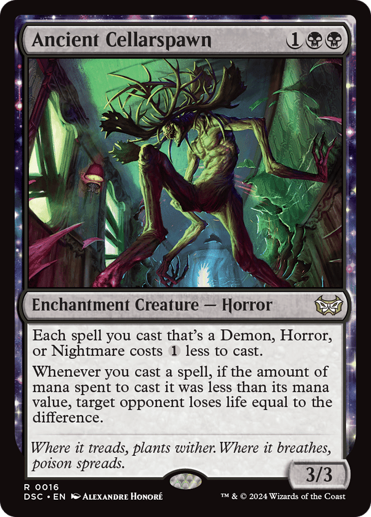 Ancient Cellarspawn — Duskmourn: House of Horror Commander — Magic: The Gathering