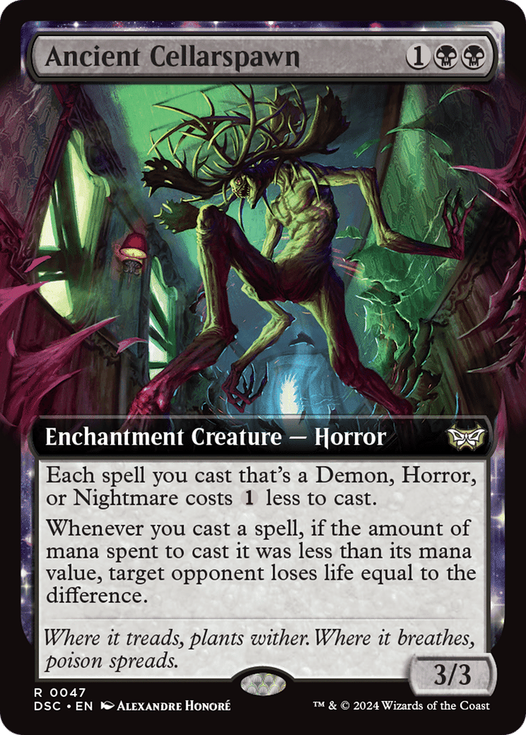 Ancient Cellarspawn — Duskmourn: House of Horror Commander — Magic: The Gathering