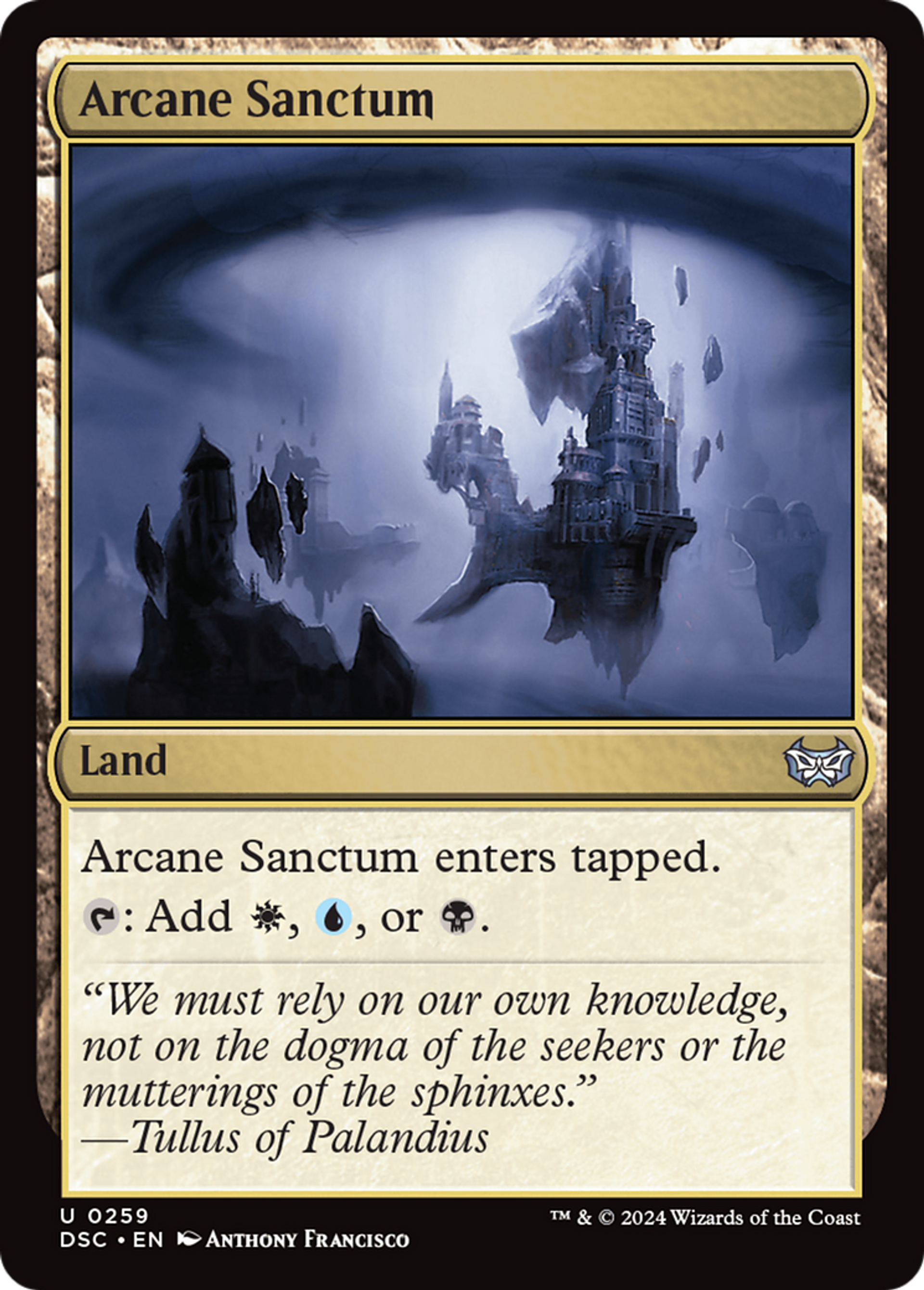 Sanctuaire ésotérique — Duskmourn: House of Horror Commander — Magic: The Gathering
