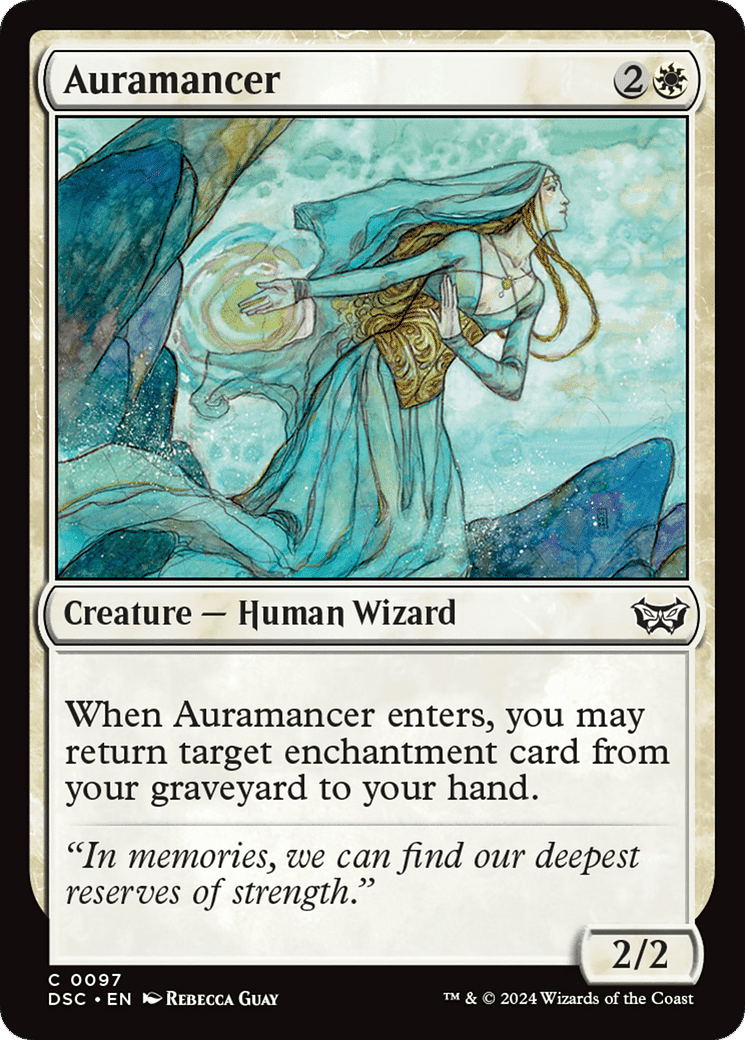 Auramancer — Duskmourn: House of Horror Commander — Magic: The Gathering