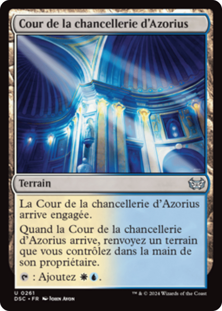 Cour de la chancellerie d'Azorius — Duskmourn: House of Horror Commander — Magic: The Gathering