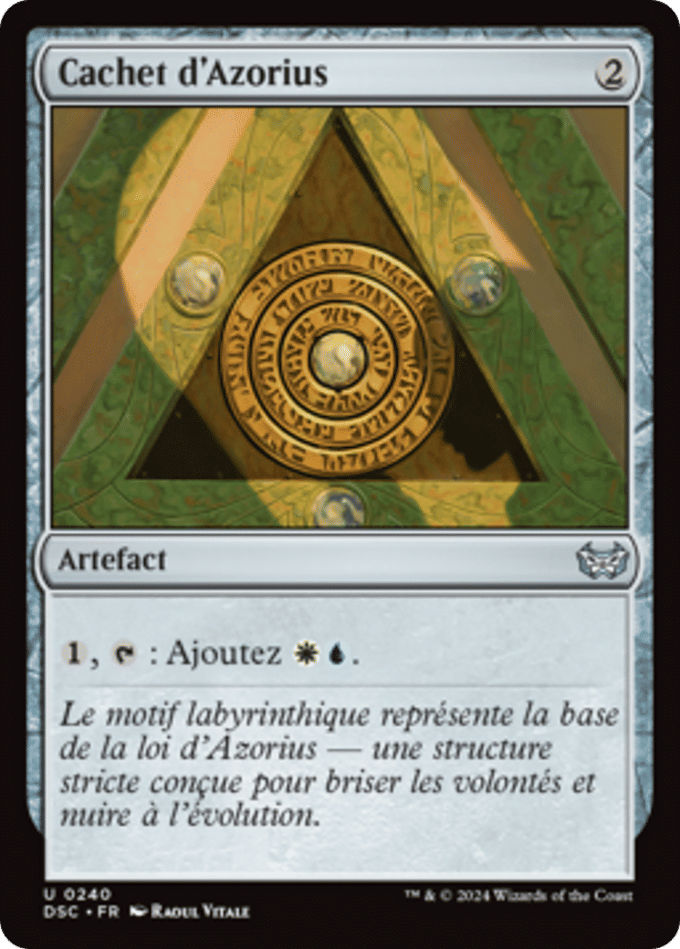 Cachet d'Azorius — Duskmourn: House of Horror Commander — Magic: The Gathering