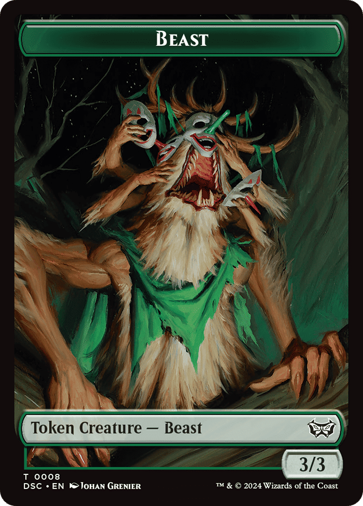 Beast — Duskmourn: House of Horror Commander — Magic: The Gathering