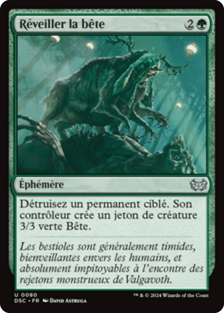 Réveiller la bête — Duskmourn: House of Horror Commander — Magic: The Gathering