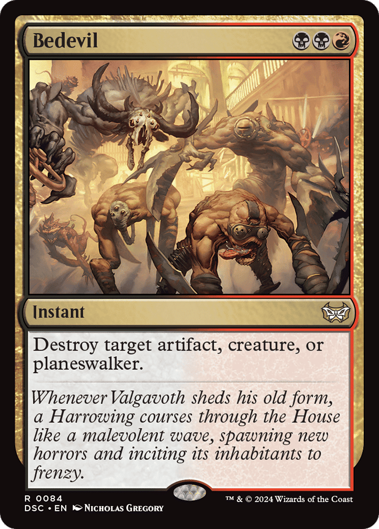 Bedevil — Duskmourn: House of Horror Commander — Magic: The Gathering