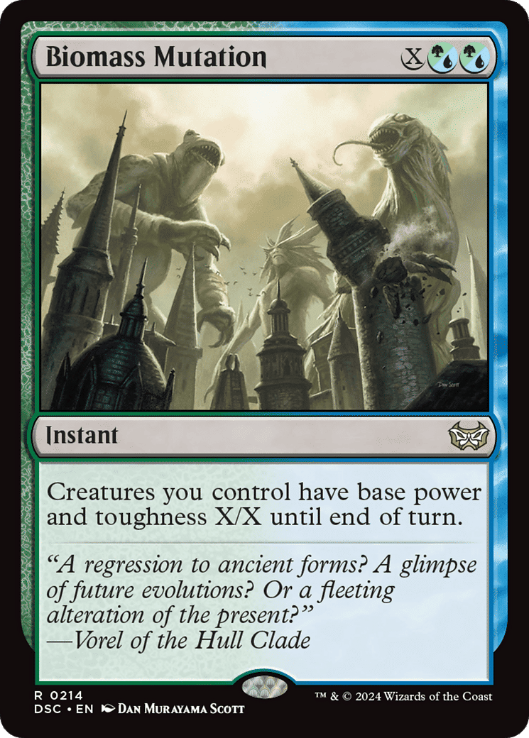 Biomass Mutation — Duskmourn: House of Horror Commander — Magic: The Gathering