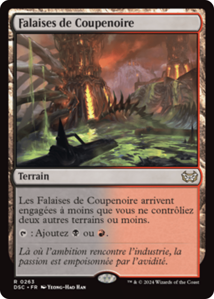 Falaises de Coupenoire from Duskmourn: House of Horror Commander - Magic: The Gathering