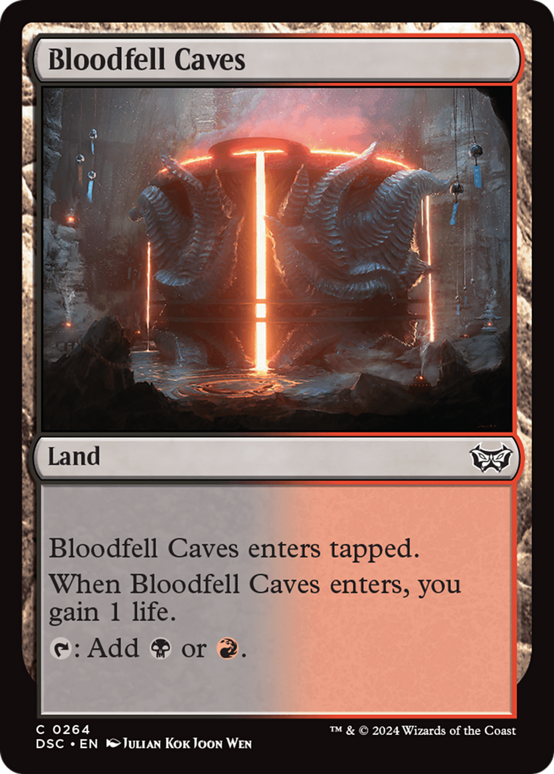 Bloodfell Caves — Duskmourn: House of Horror Commander — Magic: The Gathering