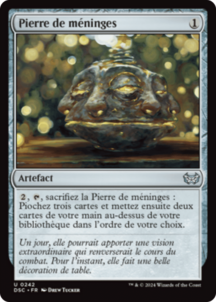 Pierre de méninges — Duskmourn: House of Horror Commander — Magic: The Gathering