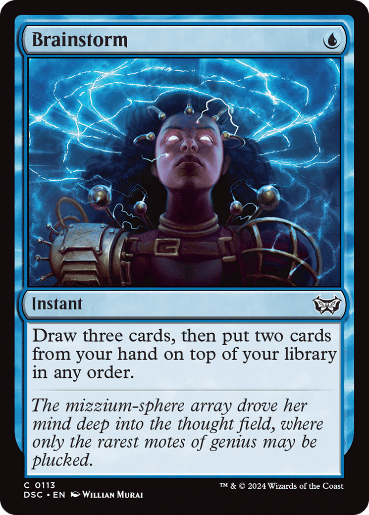 Brainstorm — Duskmourn: House of Horror Commander — Magic: The Gathering