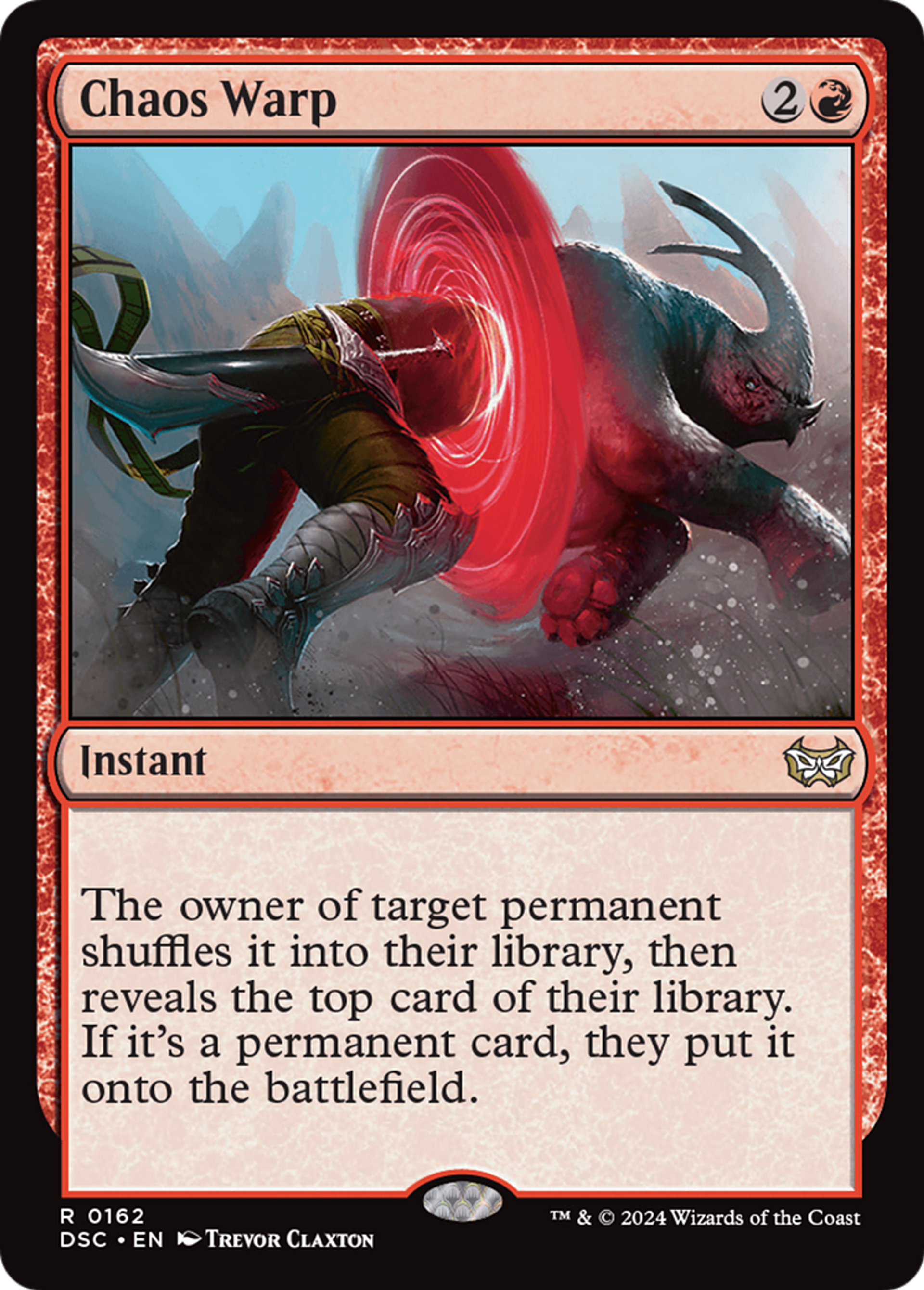Chaos Warp — Duskmourn: House of Horror Commander — Magic: The Gathering