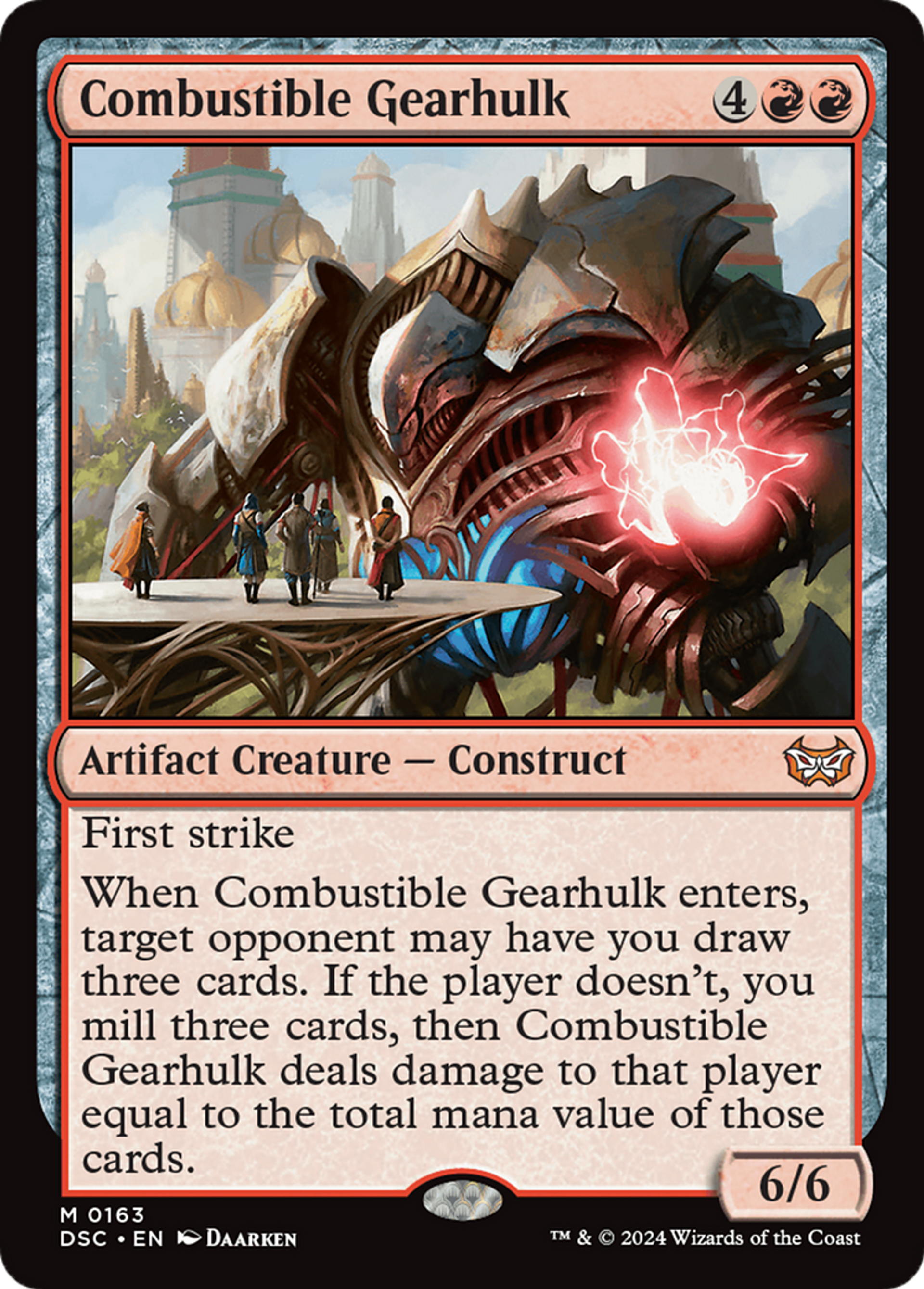Carcasse mécanique combustible — Duskmourn: House of Horror Commander — Magic: The Gathering