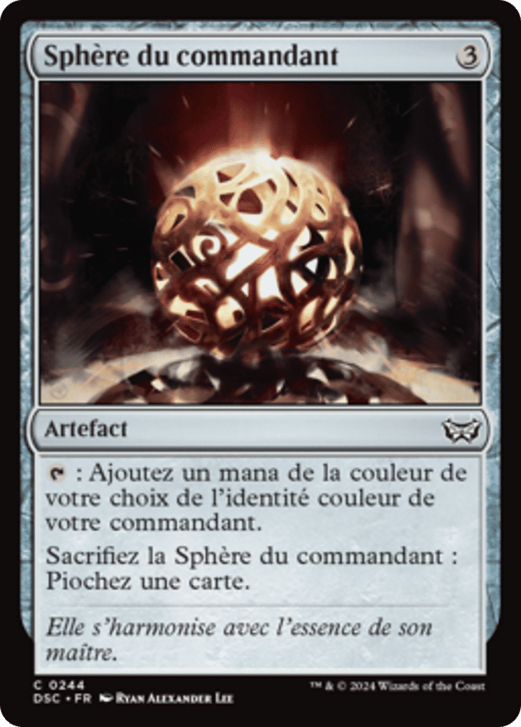 Sphère du commandant — Duskmourn: House of Horror Commander — Magic: The Gathering