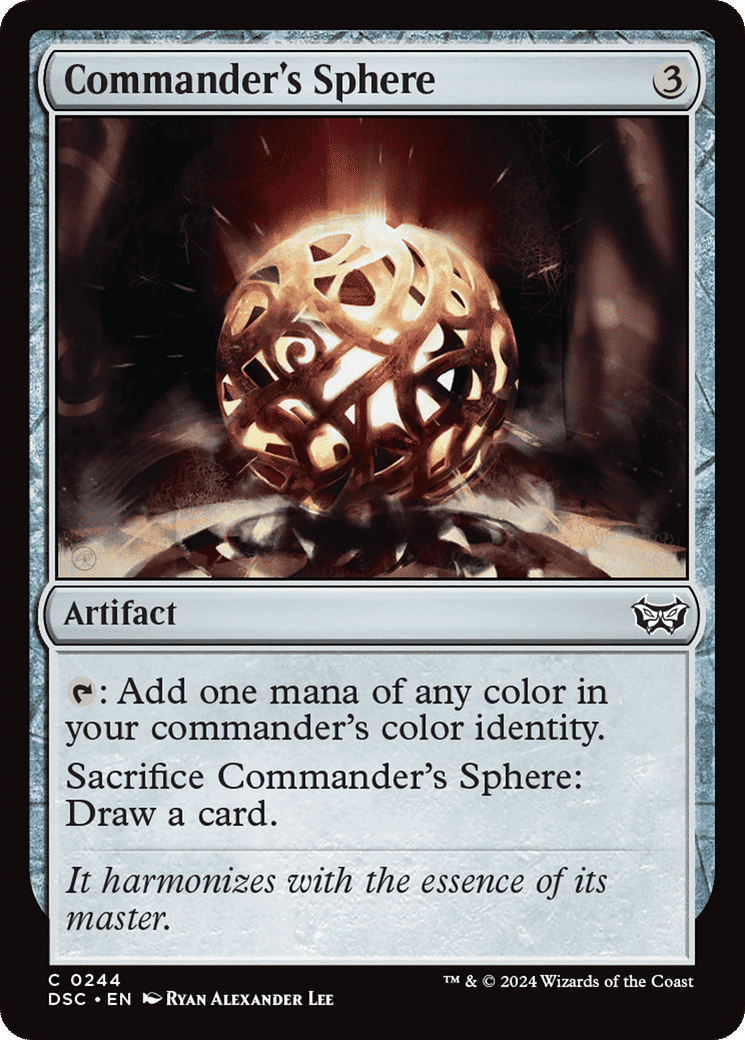 Commander's Sphere — Duskmourn: House of Horror Commander — Magic: The Gathering