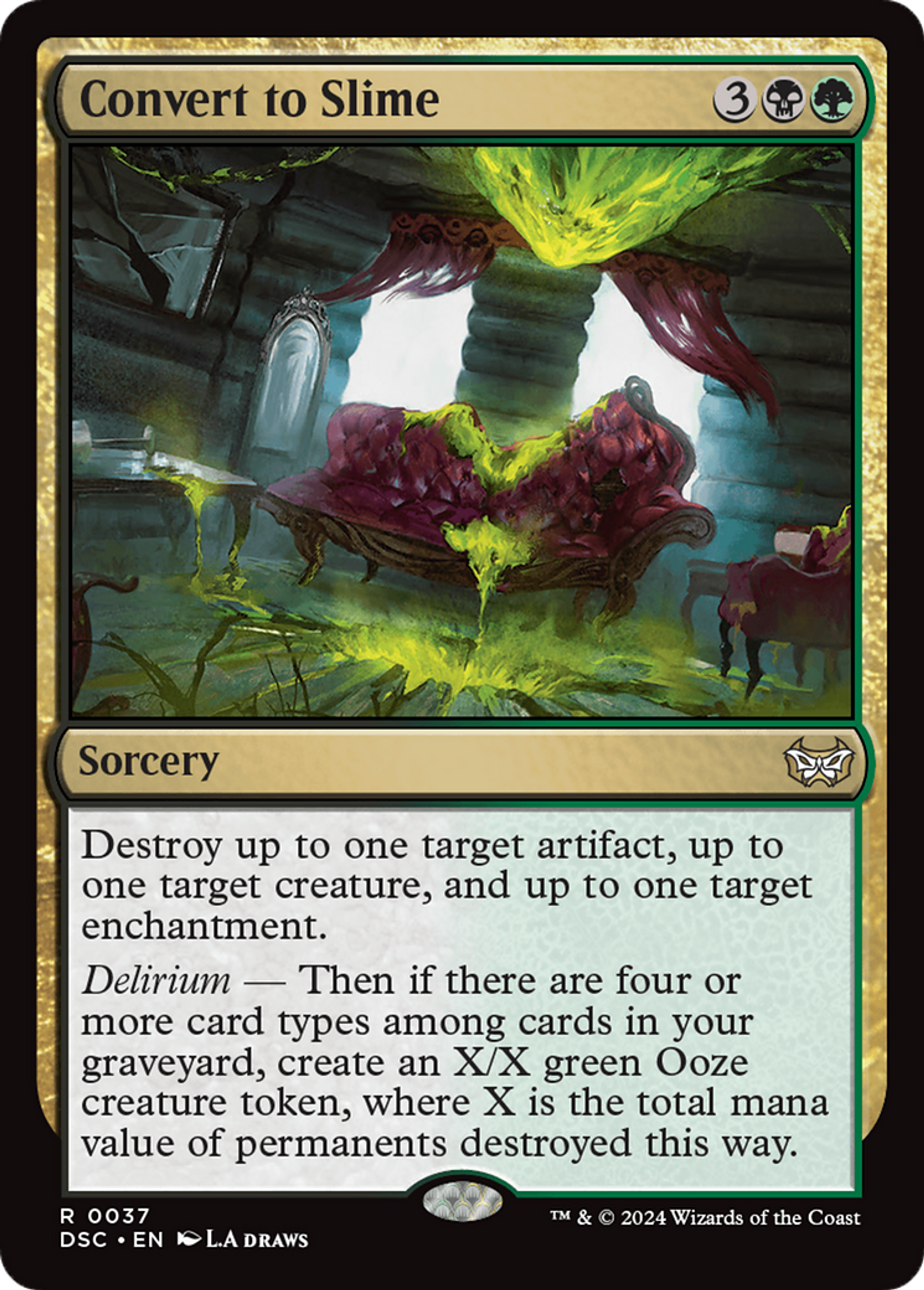 Convert to Slime — Duskmourn: House of Horror Commander — Magic: The Gathering