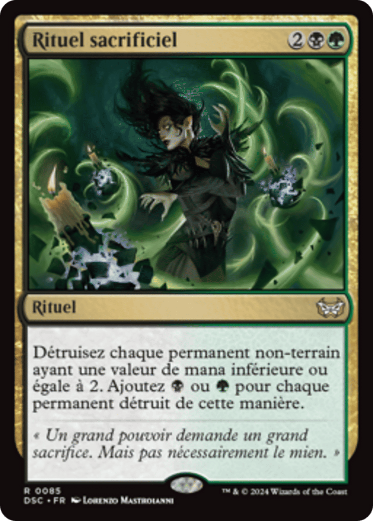 Rituel sacrificiel — Duskmourn: House of Horror Commander — Magic: The Gathering