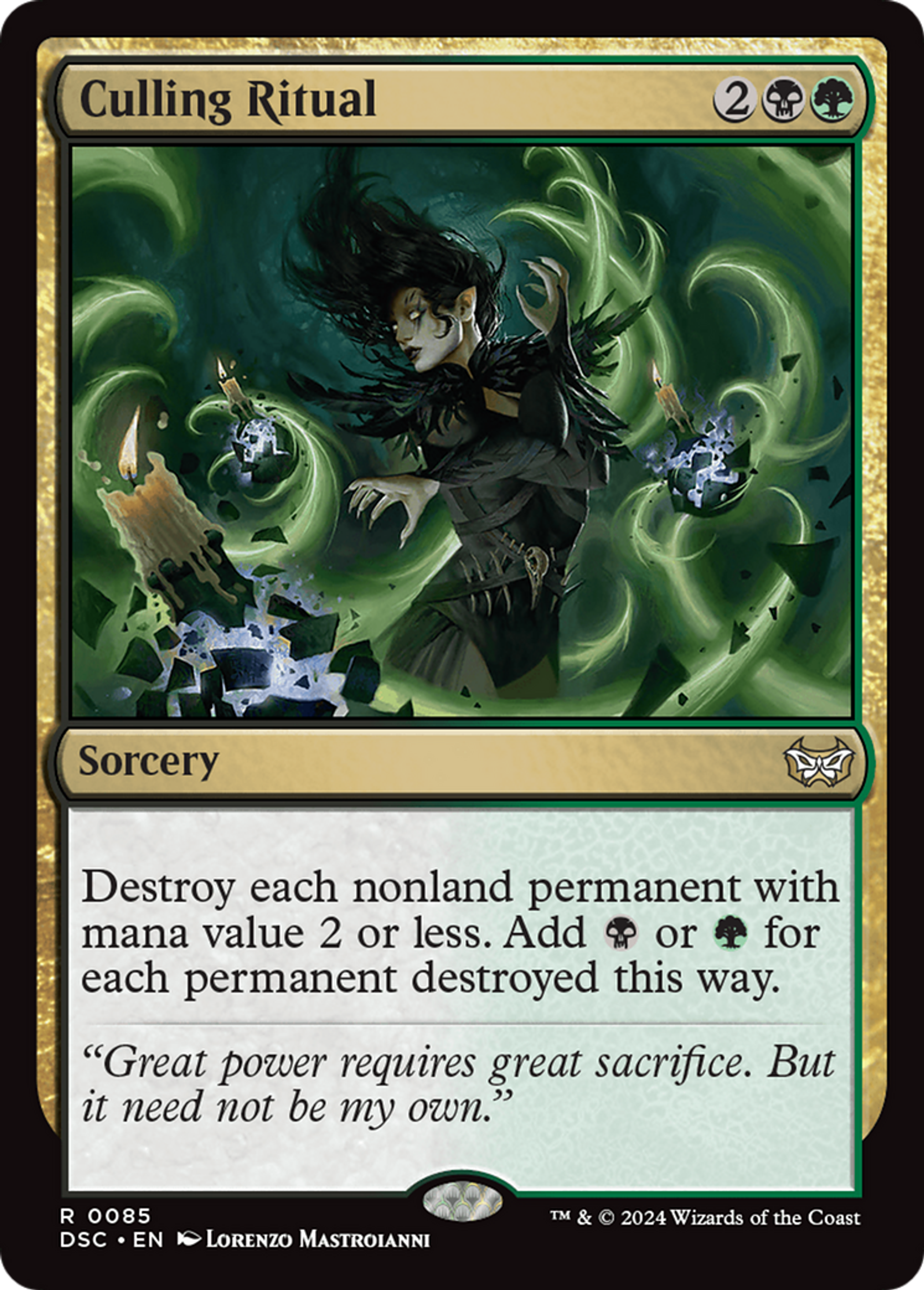 Rituel sacrificiel — Duskmourn: House of Horror Commander — Magic: The Gathering