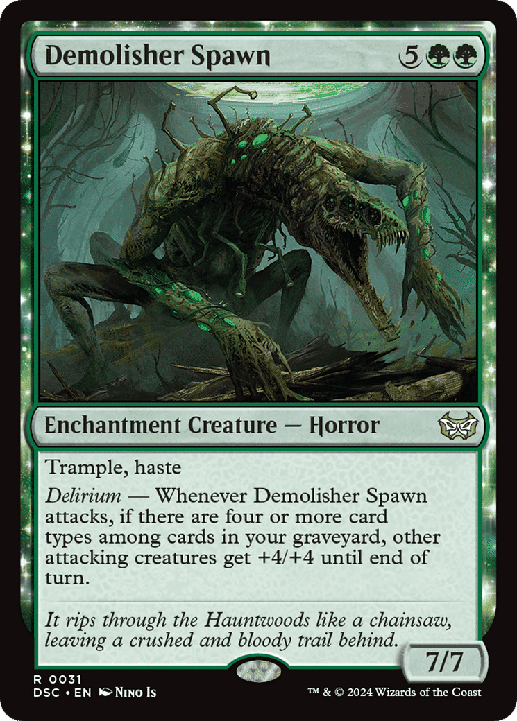 Demolisher Spawn — Duskmourn: House of Horror Commander — Magic: The Gathering