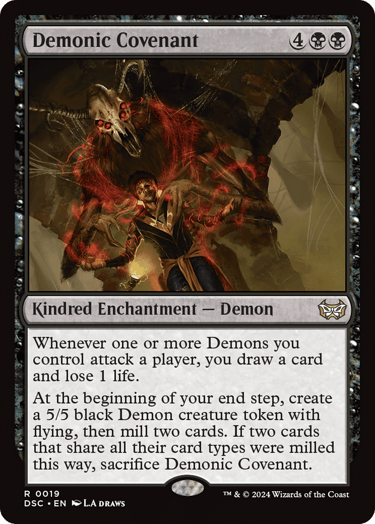 Demonic Covenant — Duskmourn: House of Horror Commander — Magic: The Gathering