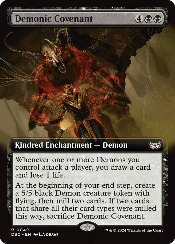 Demonic Covenant — Duskmourn: House of Horror Commander — Magic: The Gathering