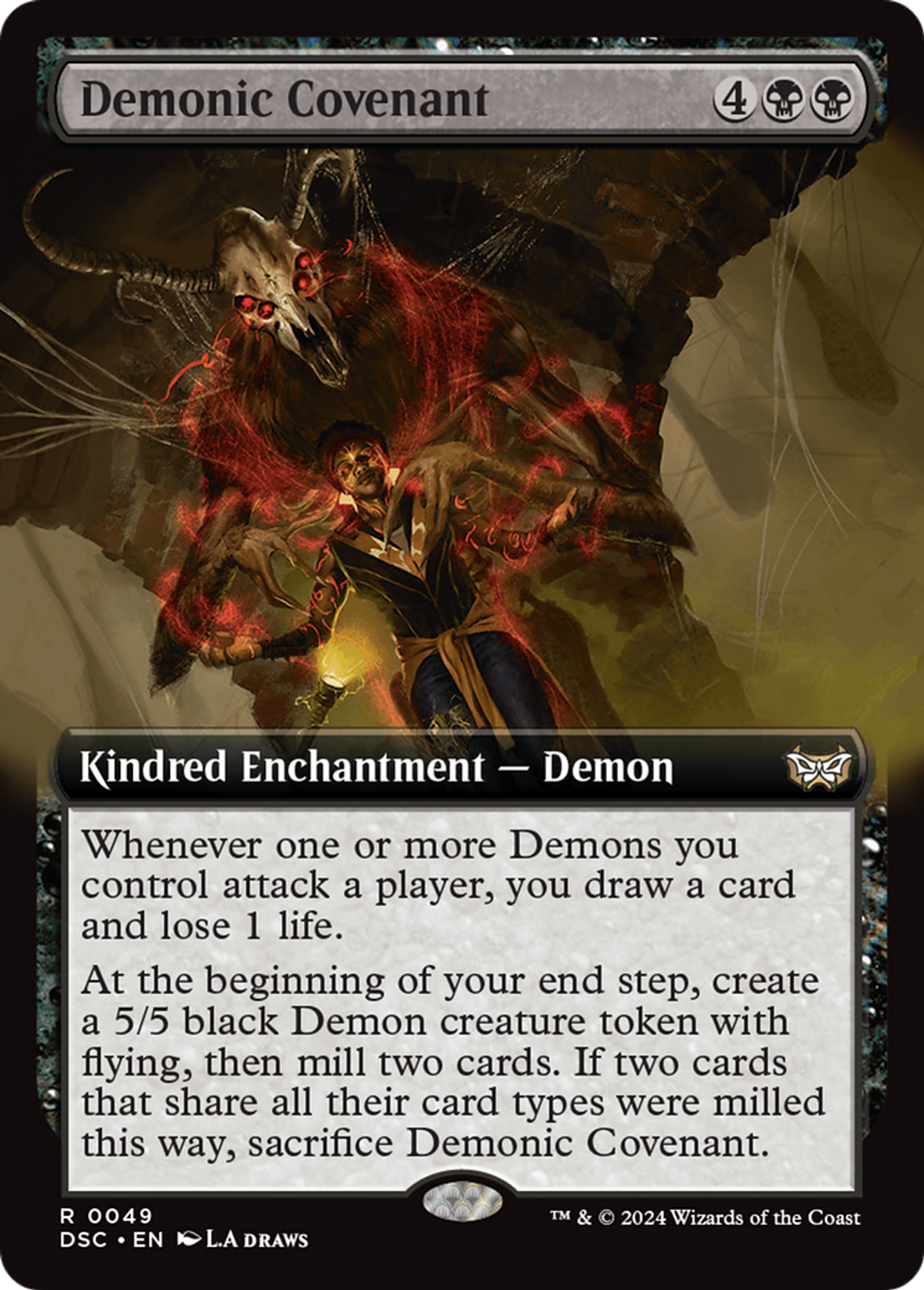 Demonic Covenant — Duskmourn: House of Horror Commander — Magic: The Gathering