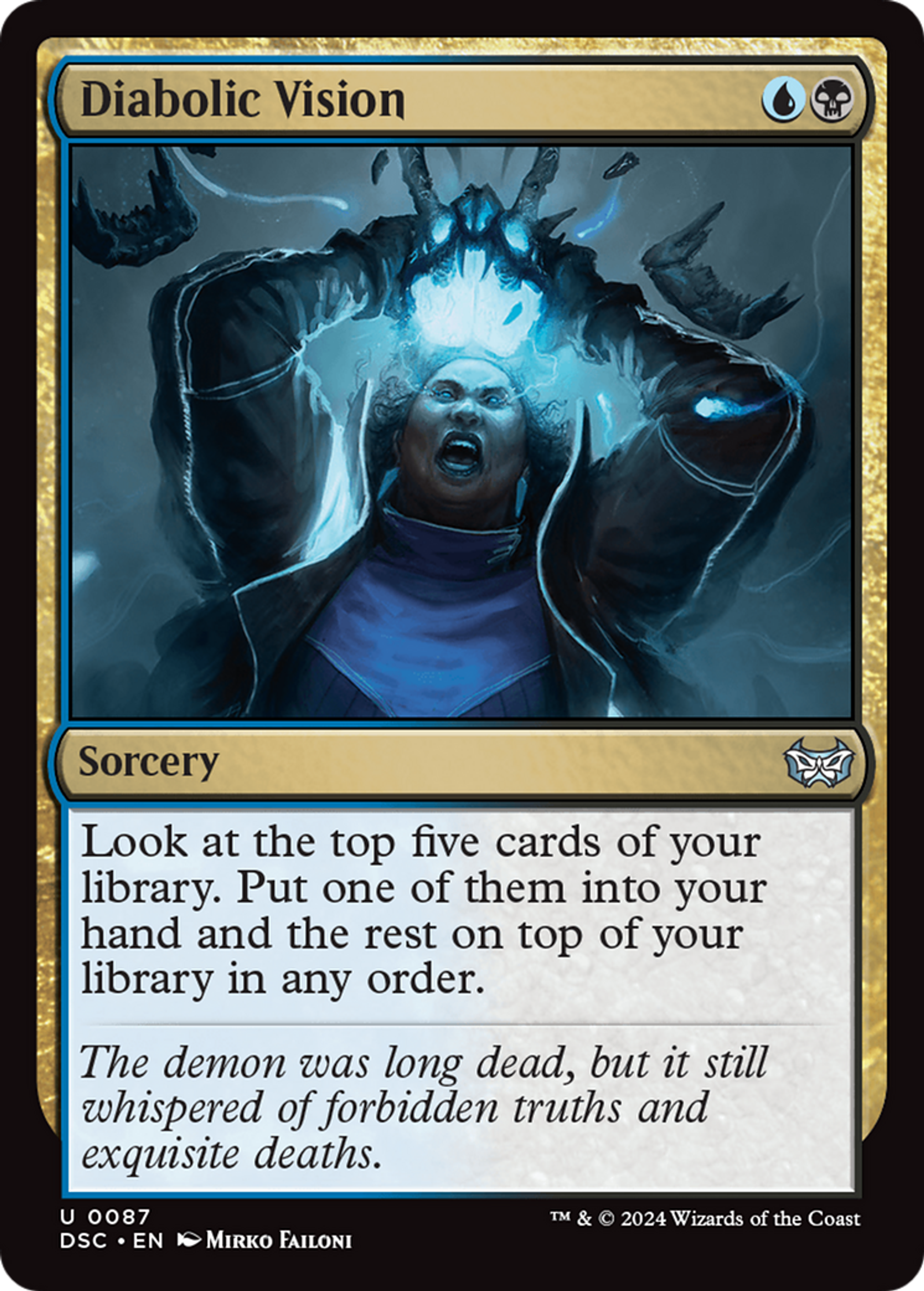 Vision diabolique — Duskmourn: House of Horror Commander — Magic: The Gathering