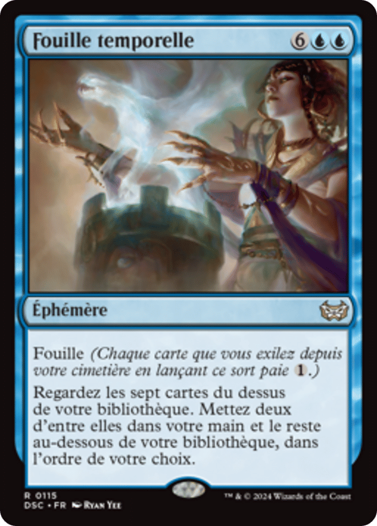 Fouille temporelle — Duskmourn: House of Horror Commander — Magic: The Gathering