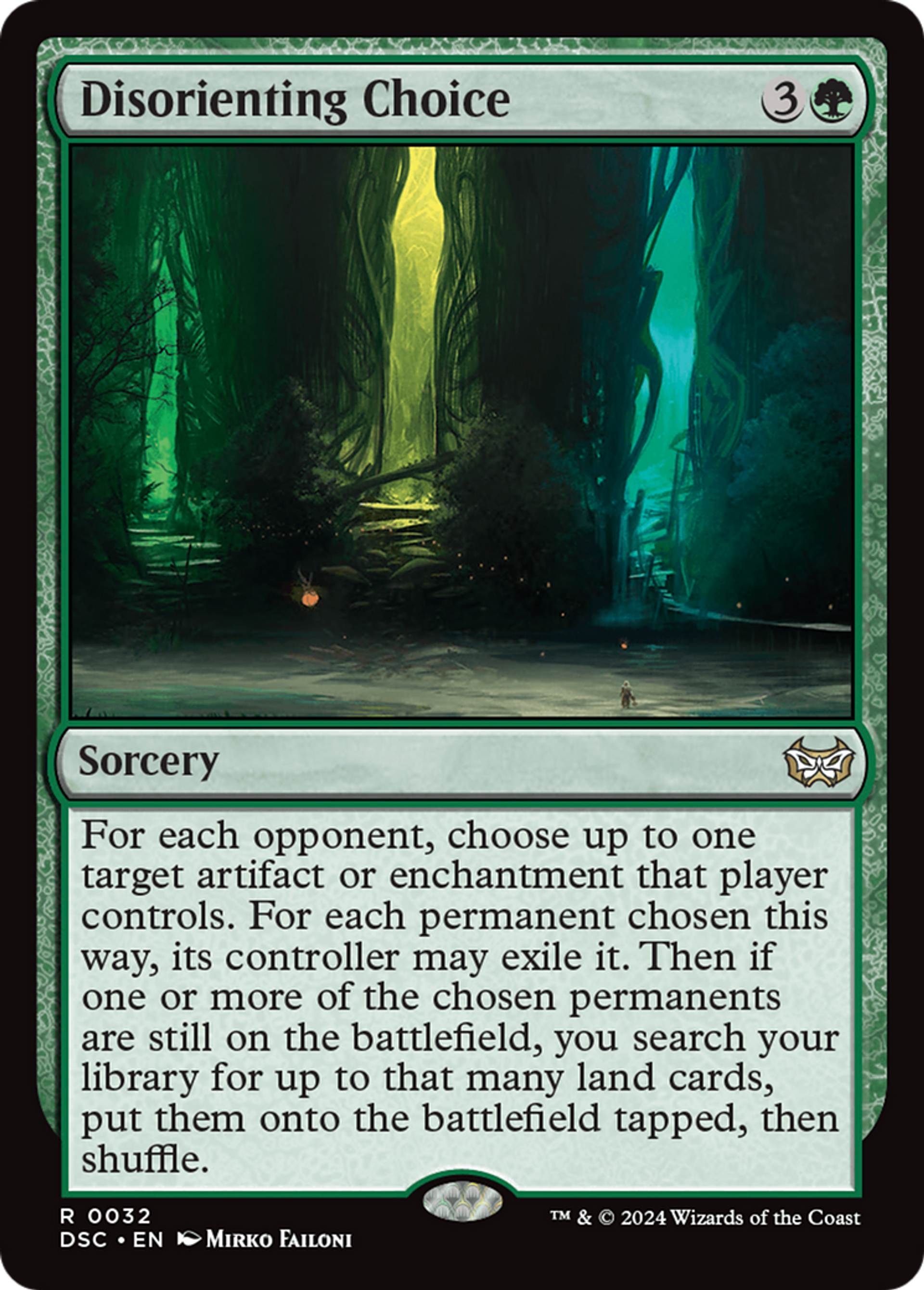 Choix déconcertant — Duskmourn: House of Horror Commander — Magic: The Gathering