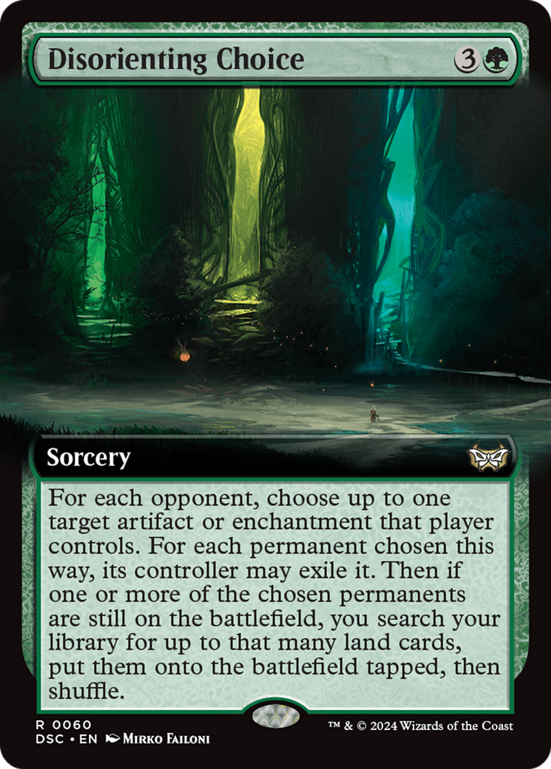 Disorienting Choice — Duskmourn: House of Horror Commander — Magic: The Gathering