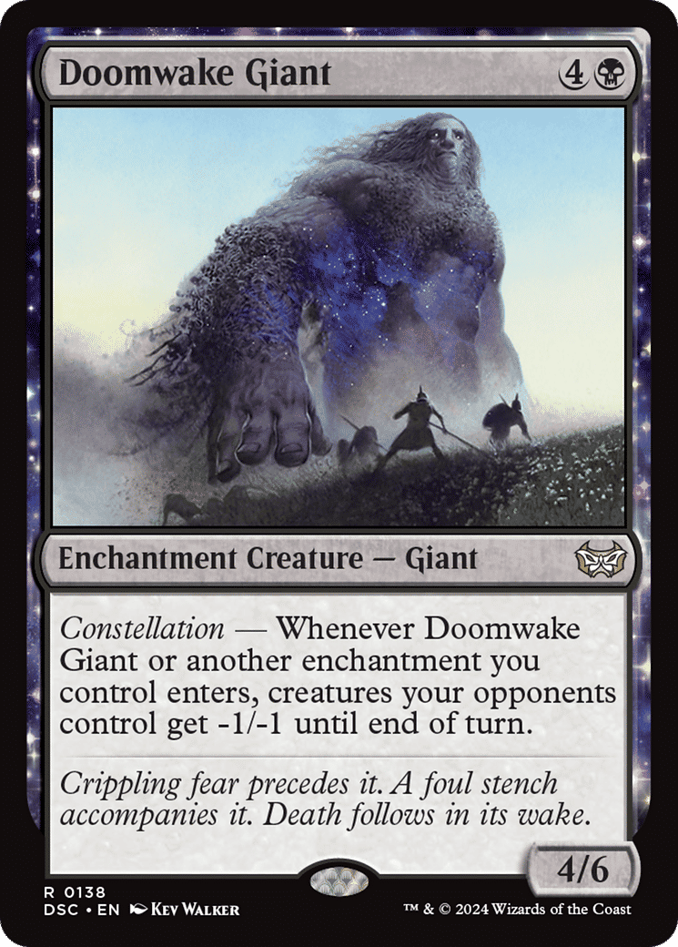 Doomwake Giant — Duskmourn: House of Horror Commander — Magic: The Gathering