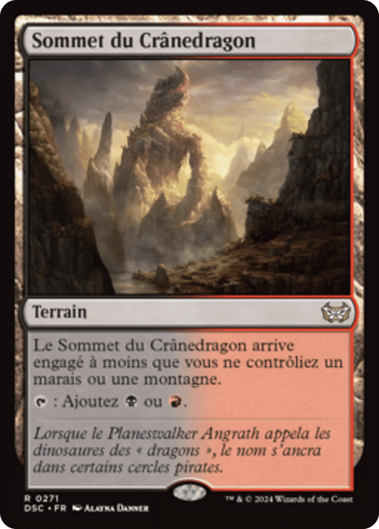 Sommet du Crânedragon — Duskmourn: House of Horror Commander — Magic: The Gathering