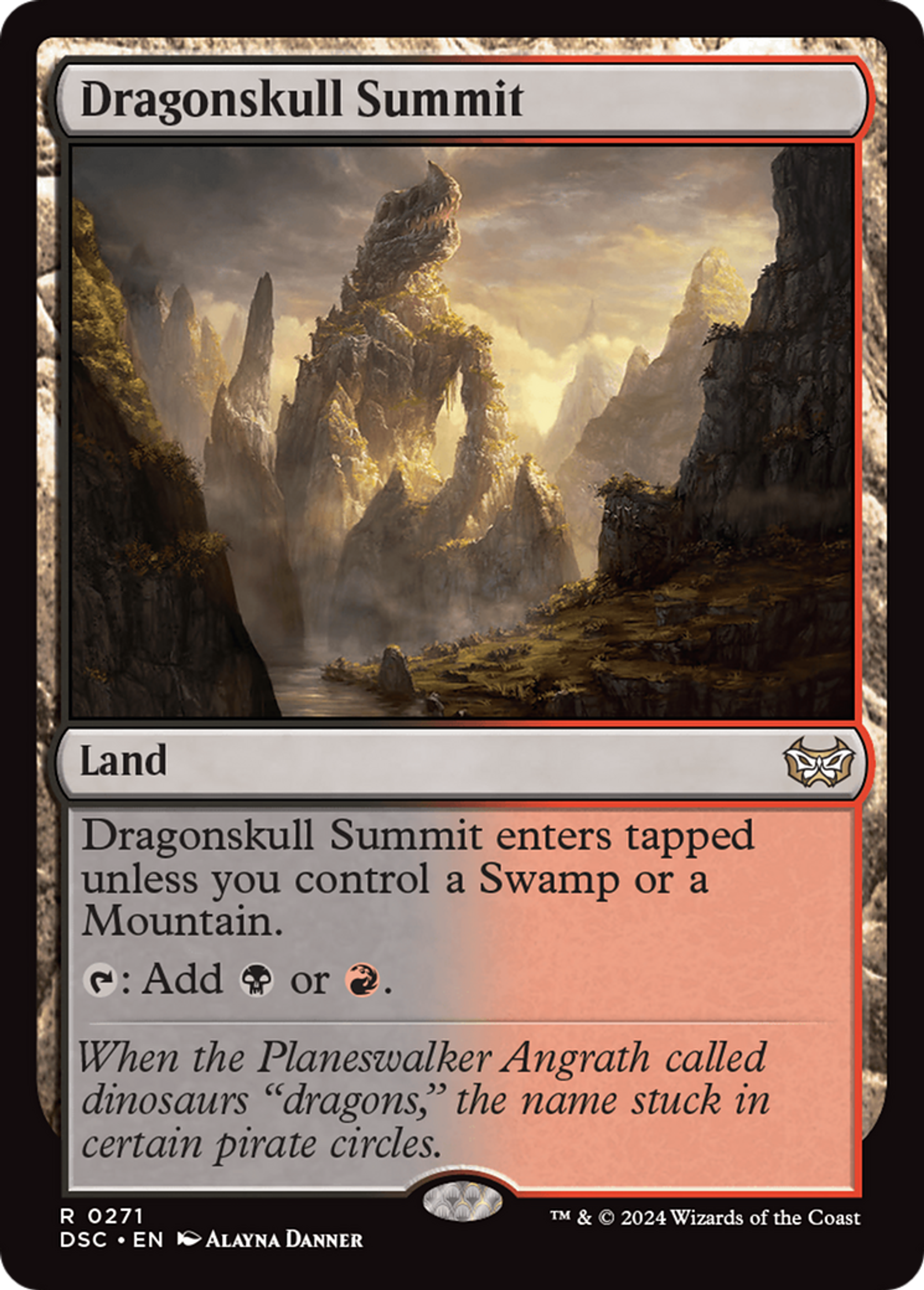 Sommet du Crânedragon — Duskmourn: House of Horror Commander — Magic: The Gathering