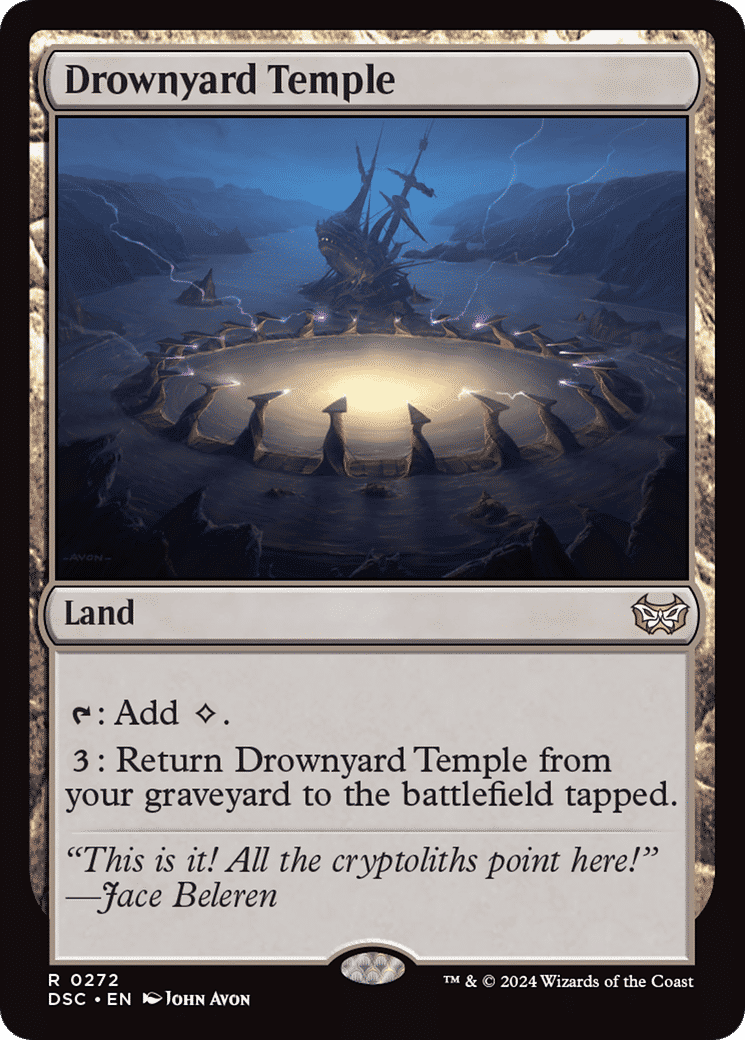 Drownyard Temple — Duskmourn: House of Horror Commander — Magic: The Gathering