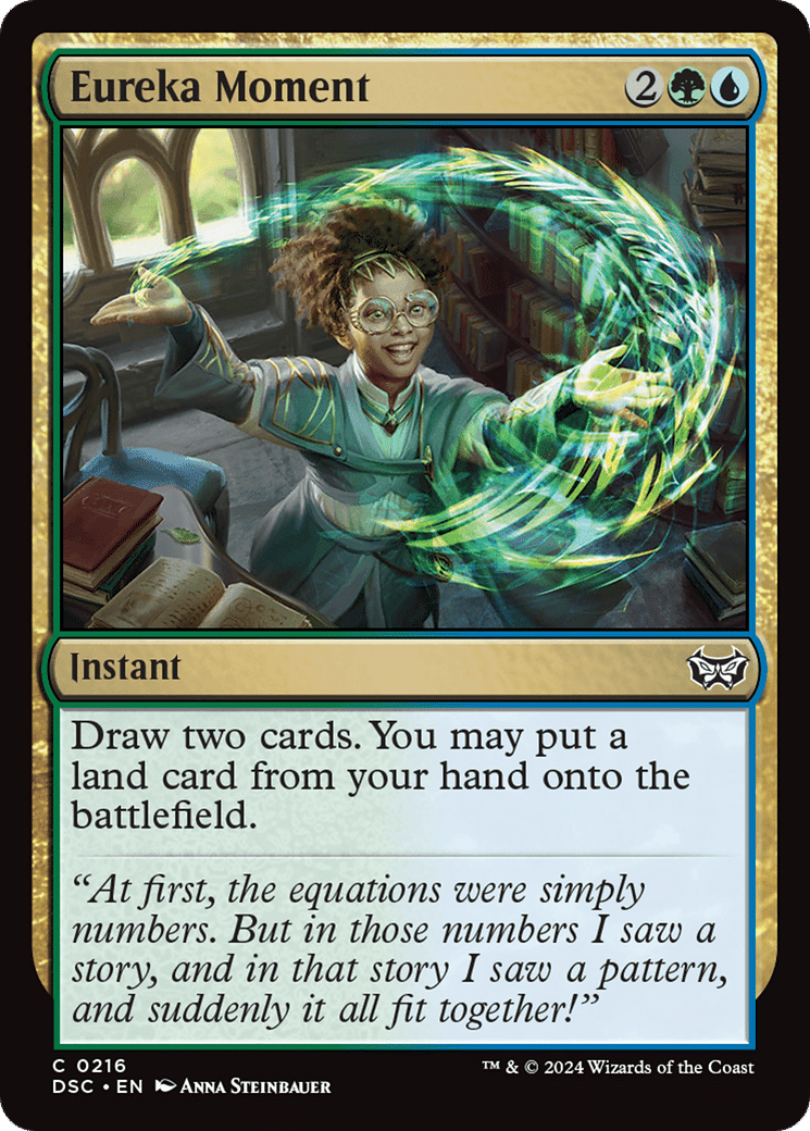 Eureka Moment — Duskmourn: House of Horror Commander — Magic: The Gathering