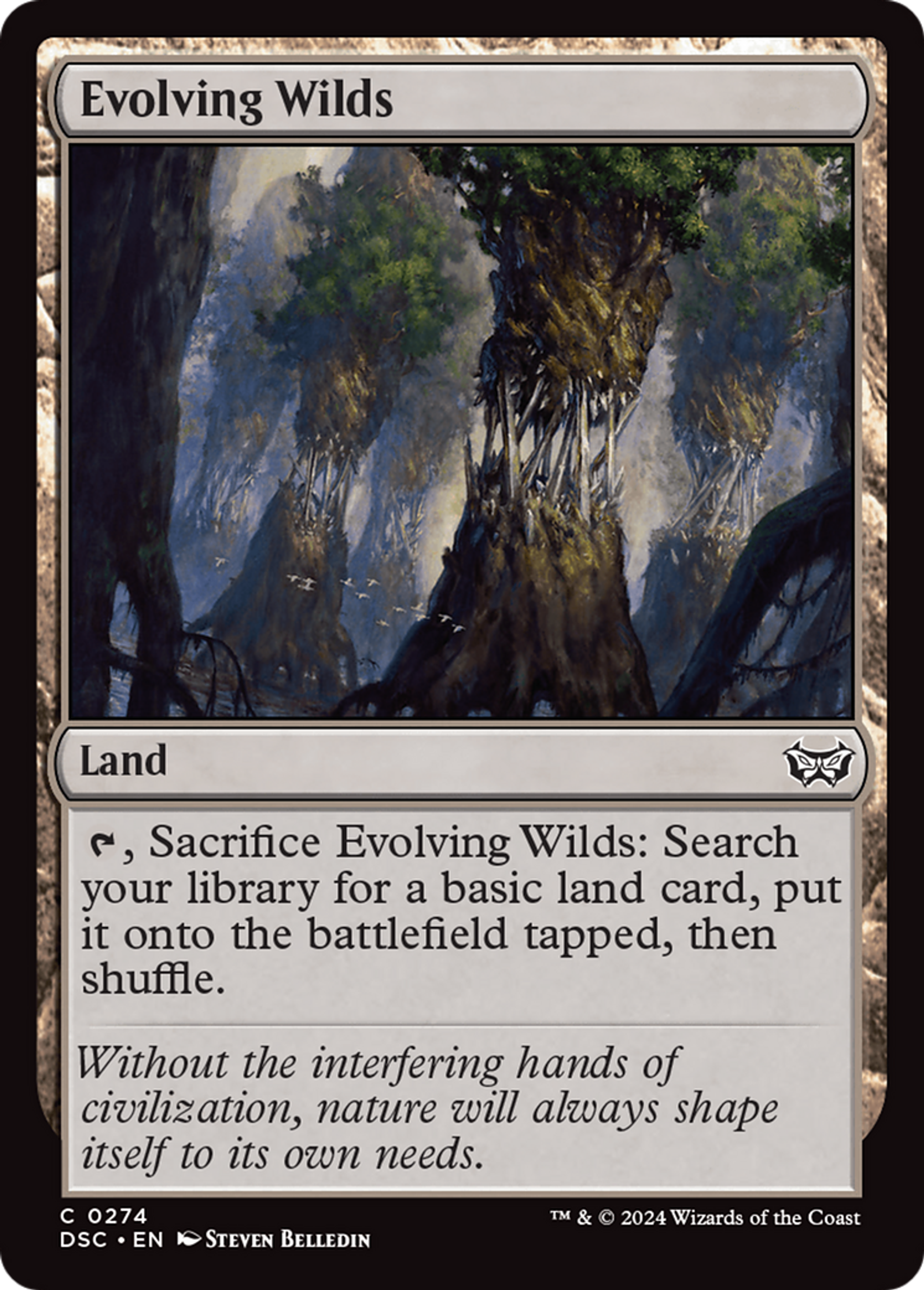 Étendues sauvages en évolution — Duskmourn: House of Horror Commander — Magic: The Gathering