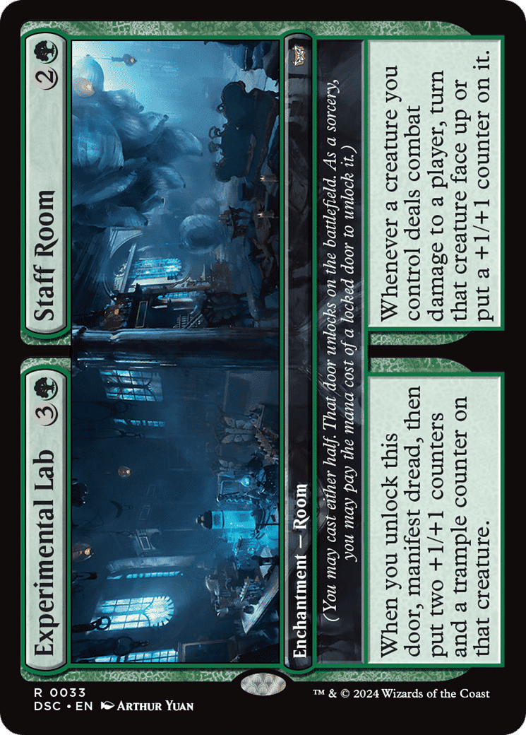 Experimental Lab // Staff Room — Duskmourn: House of Horror Commander — Magic: The Gathering