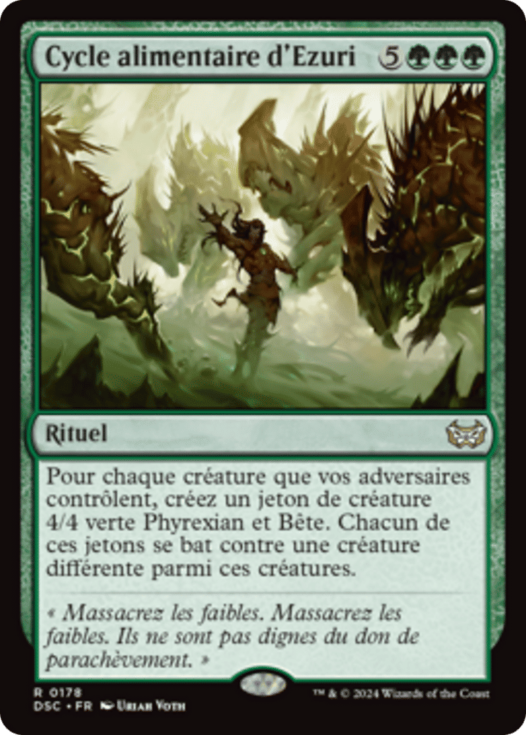 Cycle alimentaire d'Ezuri — Duskmourn: House of Horror Commander — Magic: The Gathering