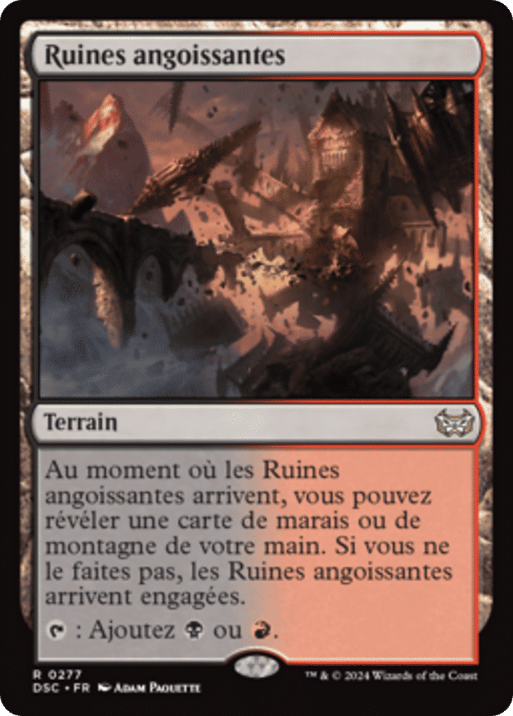 Ruines angoissantes — Duskmourn: House of Horror Commander — Magic: The Gathering