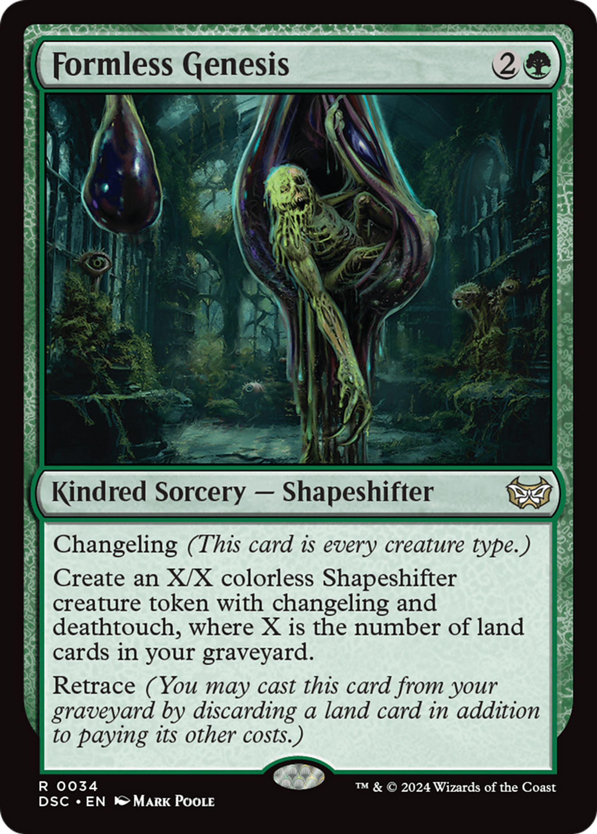 Genèse informe — Duskmourn: House of Horror Commander — Magic: The Gathering