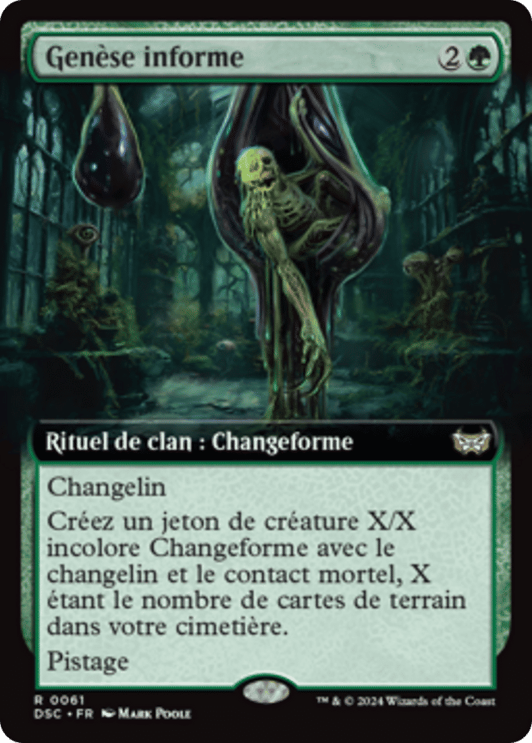 Genèse informe — Duskmourn: House of Horror Commander — Magic: The Gathering